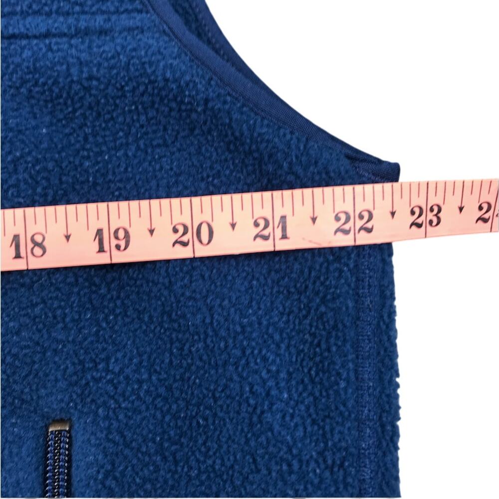 PATAGONIA Synchilla Fleece Vest Men L Blue Unisex Outdoor Timeless Travel Comfy - Picture 10 of 11